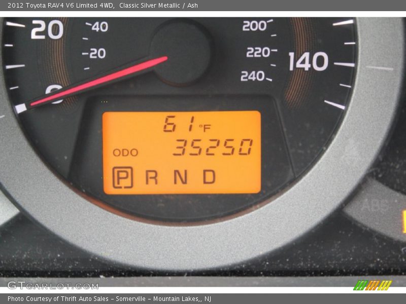 Classic Silver Metallic / Ash 2012 Toyota RAV4 V6 Limited 4WD