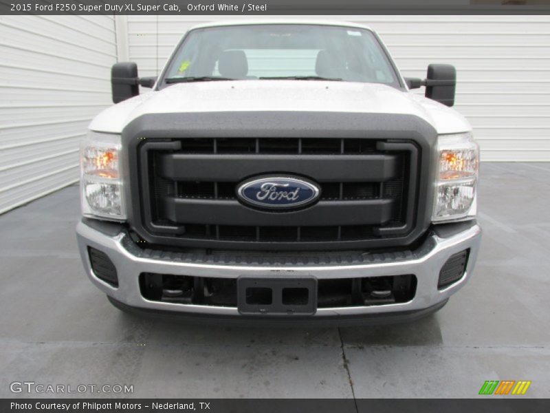 Oxford White / Steel 2015 Ford F250 Super Duty XL Super Cab