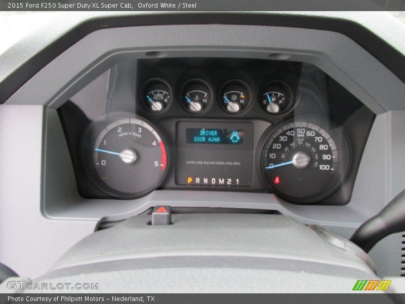  2015 F250 Super Duty XL Super Cab XL Super Cab Gauges
