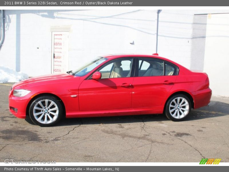 Crimson Red / Oyster/Black Dakota Leather 2011 BMW 3 Series 328i Sedan