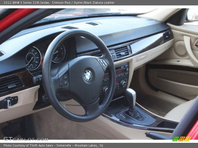Crimson Red / Oyster/Black Dakota Leather 2011 BMW 3 Series 328i Sedan