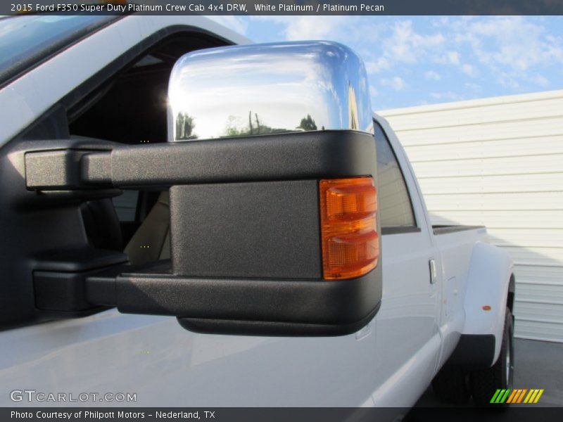 White Platinum / Platinum Pecan 2015 Ford F350 Super Duty Platinum Crew Cab 4x4 DRW