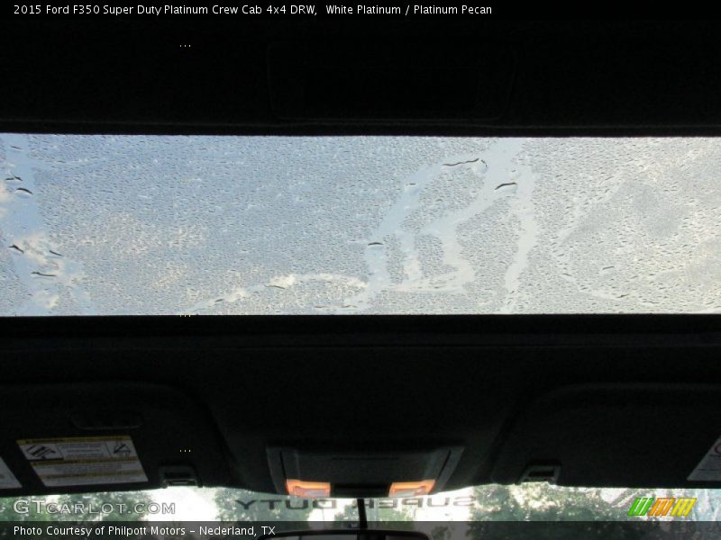 White Platinum / Platinum Pecan 2015 Ford F350 Super Duty Platinum Crew Cab 4x4 DRW