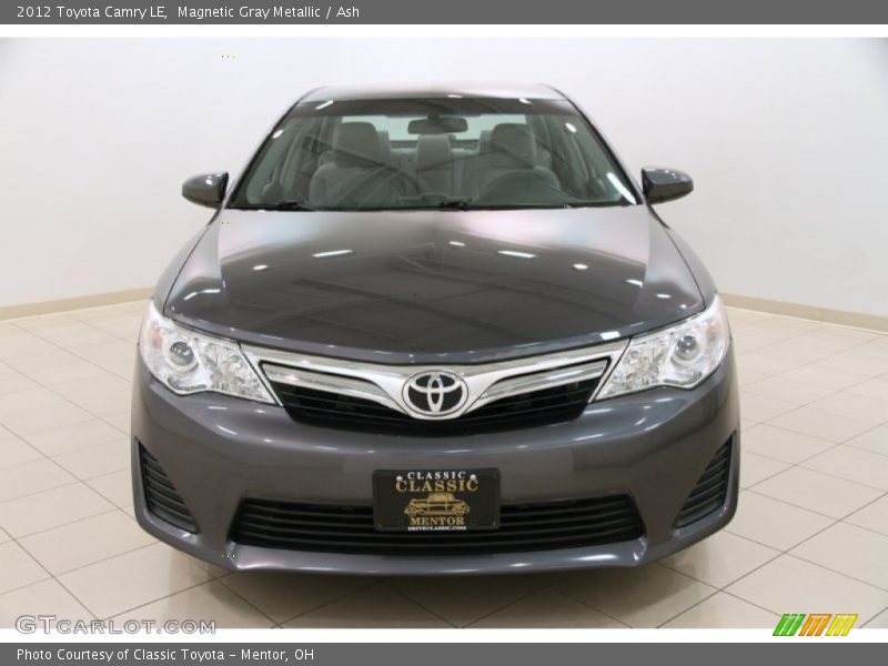 Magnetic Gray Metallic / Ash 2012 Toyota Camry LE