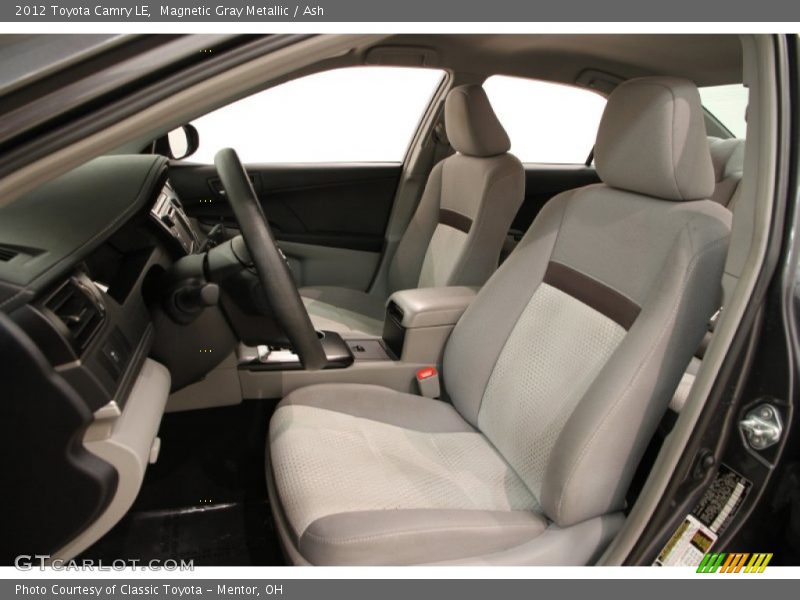Magnetic Gray Metallic / Ash 2012 Toyota Camry LE