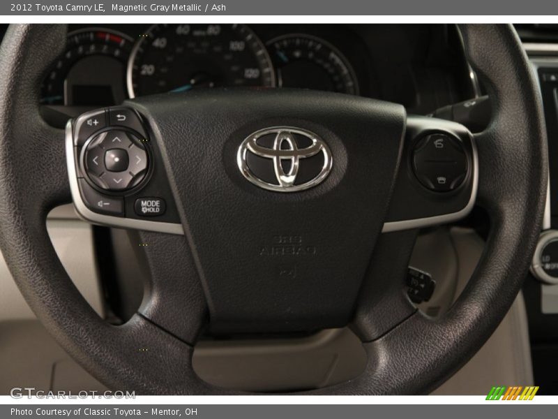 Magnetic Gray Metallic / Ash 2012 Toyota Camry LE