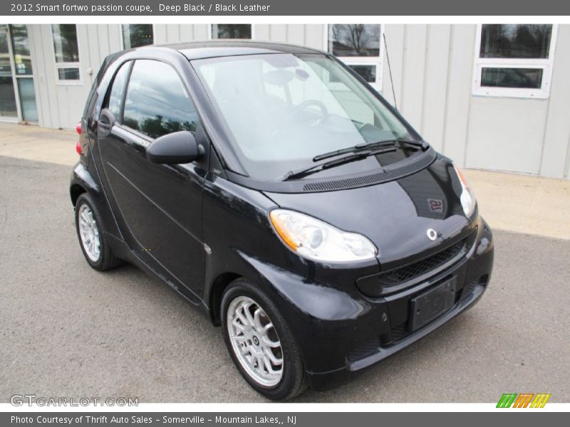 Deep Black / Black Leather 2012 Smart fortwo passion coupe