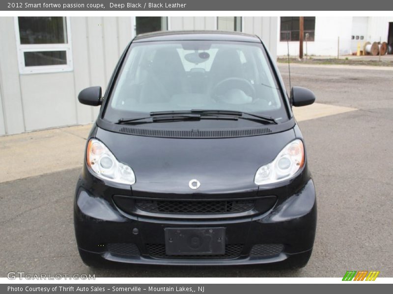 Deep Black / Black Leather 2012 Smart fortwo passion coupe