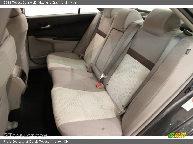 Magnetic Gray Metallic / Ash 2012 Toyota Camry LE