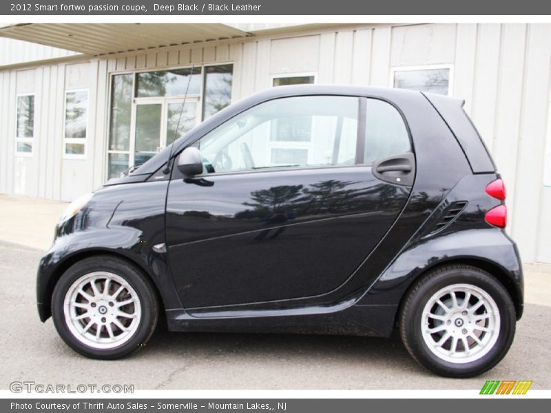 Deep Black / Black Leather 2012 Smart fortwo passion coupe