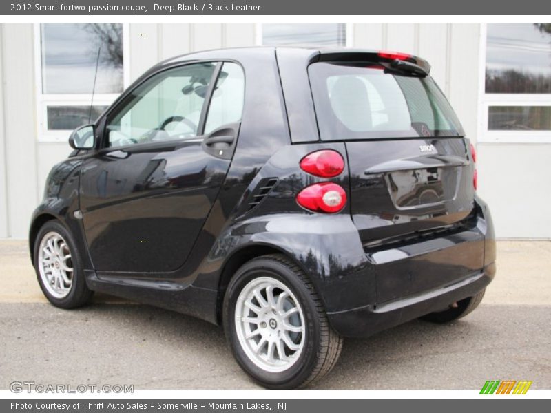 Deep Black / Black Leather 2012 Smart fortwo passion coupe