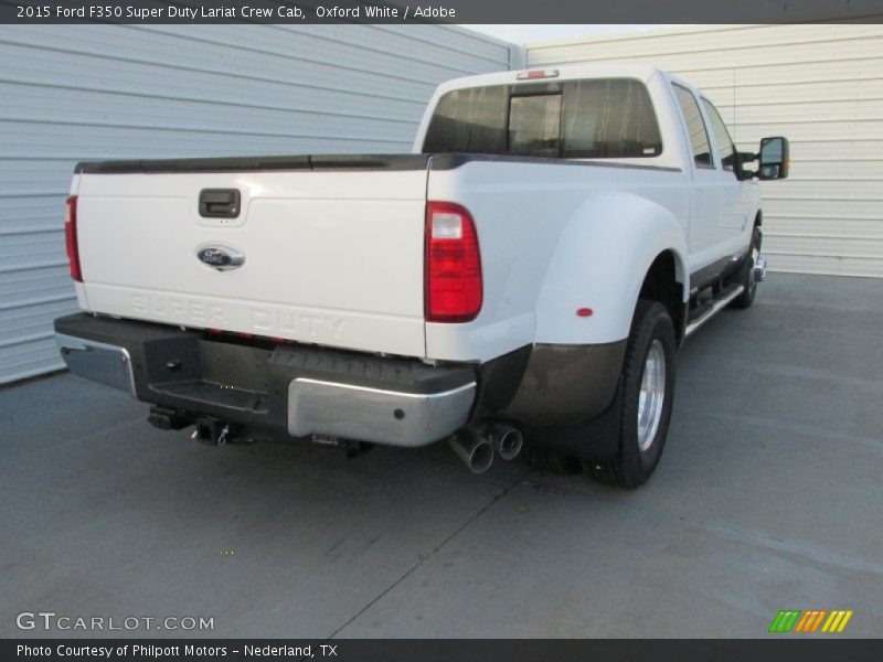 Oxford White / Adobe 2015 Ford F350 Super Duty Lariat Crew Cab