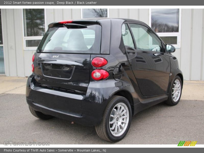Deep Black / Black Leather 2012 Smart fortwo passion coupe