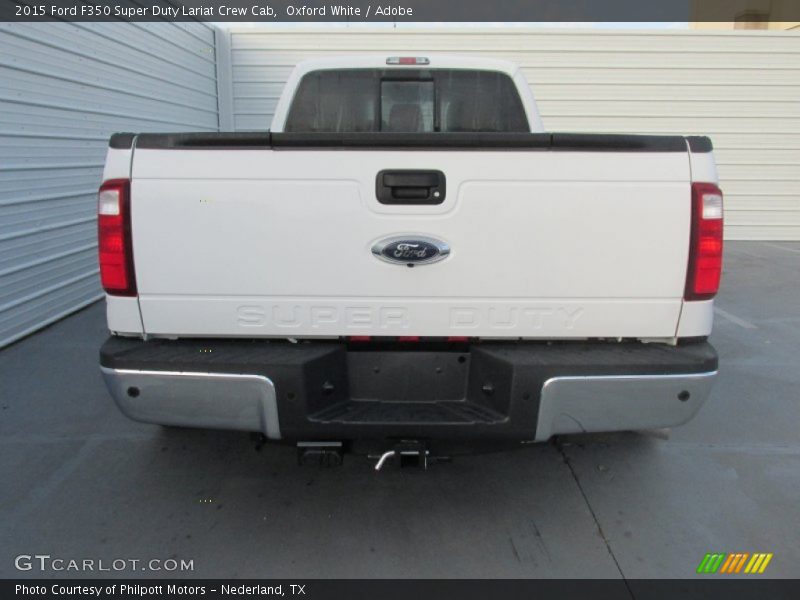 Oxford White / Adobe 2015 Ford F350 Super Duty Lariat Crew Cab