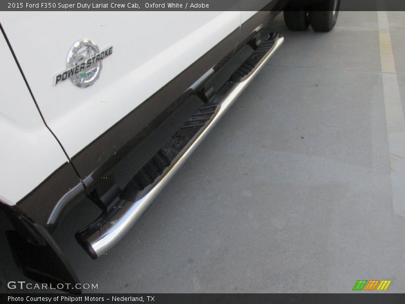 Oxford White / Adobe 2015 Ford F350 Super Duty Lariat Crew Cab