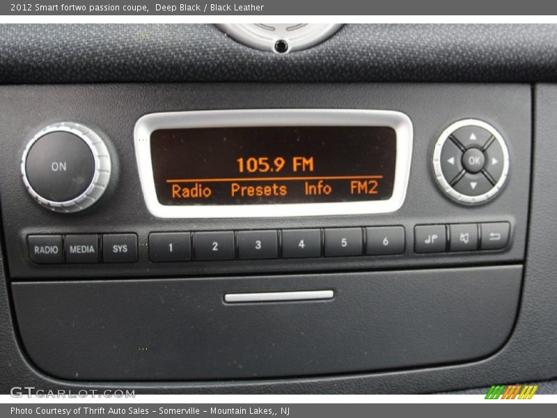 Deep Black / Black Leather 2012 Smart fortwo passion coupe