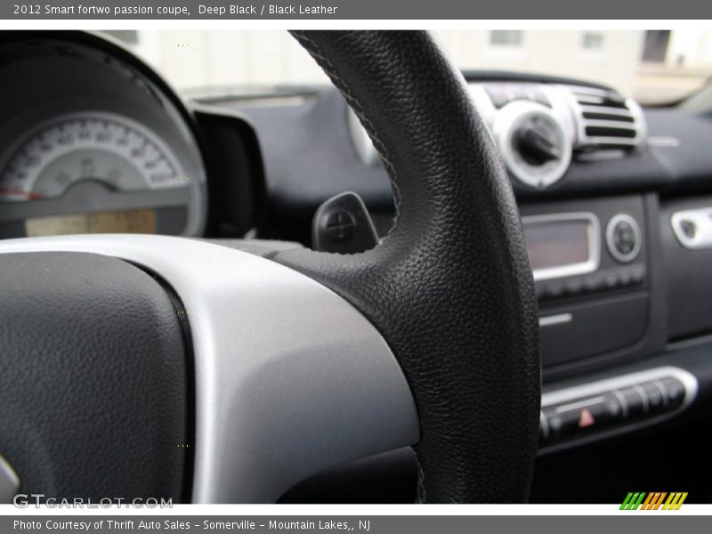 Deep Black / Black Leather 2012 Smart fortwo passion coupe
