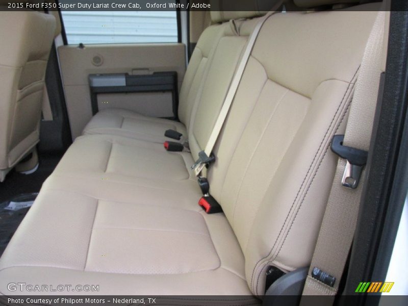 Oxford White / Adobe 2015 Ford F350 Super Duty Lariat Crew Cab