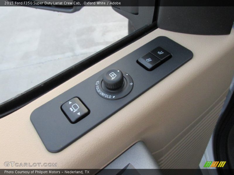 Oxford White / Adobe 2015 Ford F350 Super Duty Lariat Crew Cab