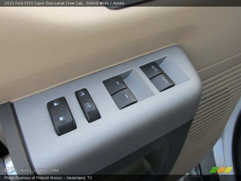 Oxford White / Adobe 2015 Ford F350 Super Duty Lariat Crew Cab