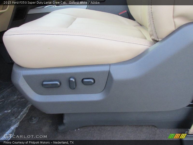 Oxford White / Adobe 2015 Ford F350 Super Duty Lariat Crew Cab