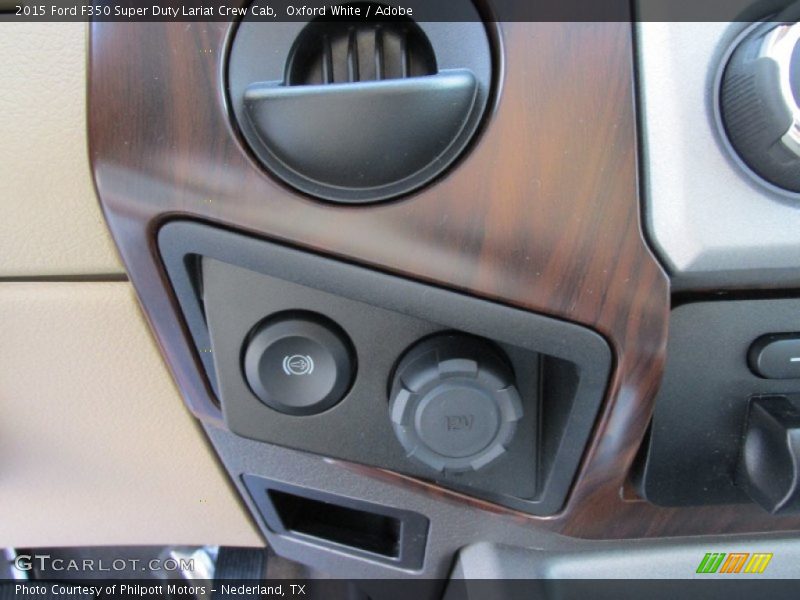 Oxford White / Adobe 2015 Ford F350 Super Duty Lariat Crew Cab