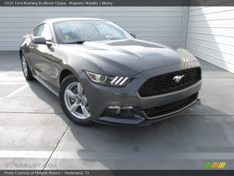 Front 3/4 View of 2015 Mustang EcoBoost Coupe