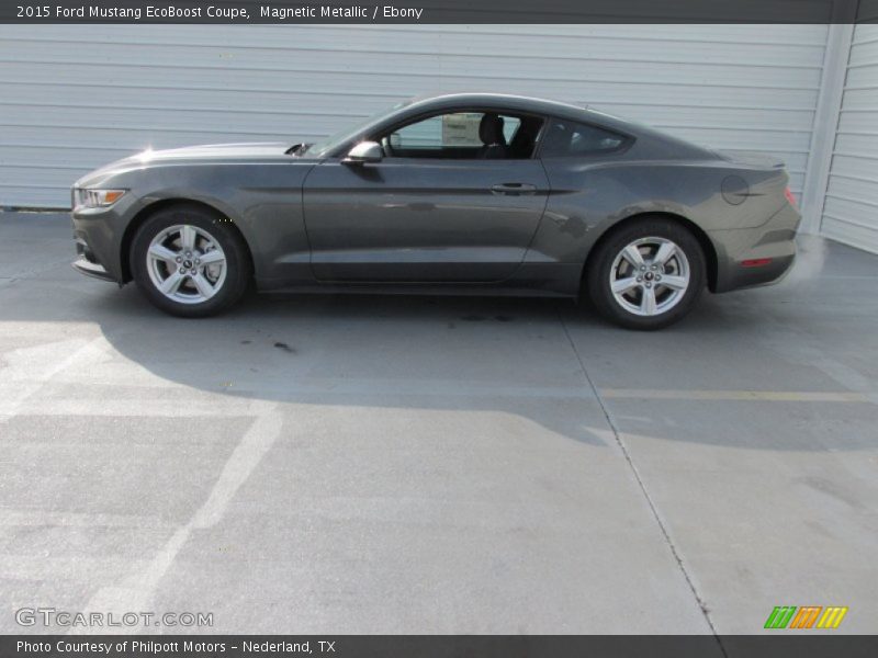 Magnetic Metallic / Ebony 2015 Ford Mustang EcoBoost Coupe