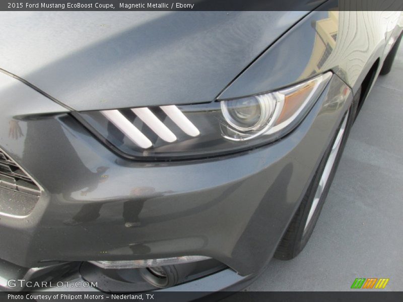 Magnetic Metallic / Ebony 2015 Ford Mustang EcoBoost Coupe