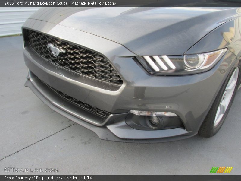 Magnetic Metallic / Ebony 2015 Ford Mustang EcoBoost Coupe