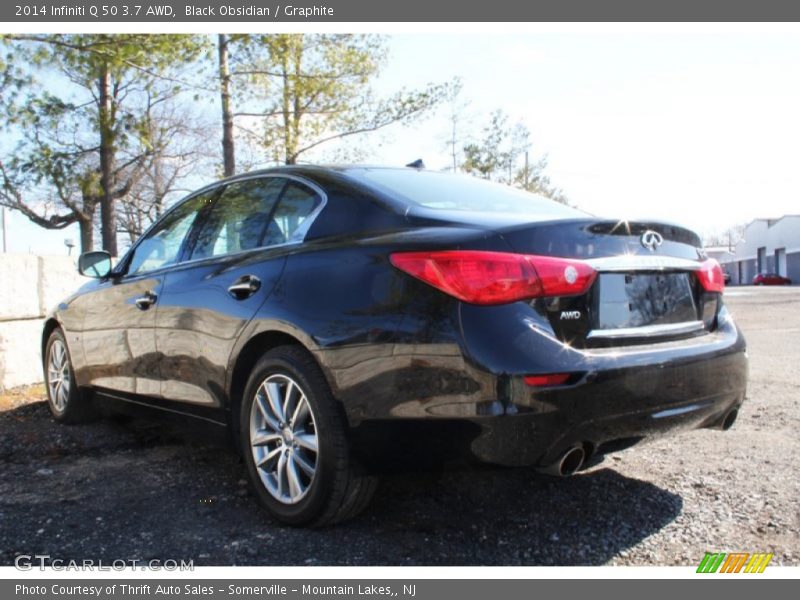 Black Obsidian / Graphite 2014 Infiniti Q 50 3.7 AWD