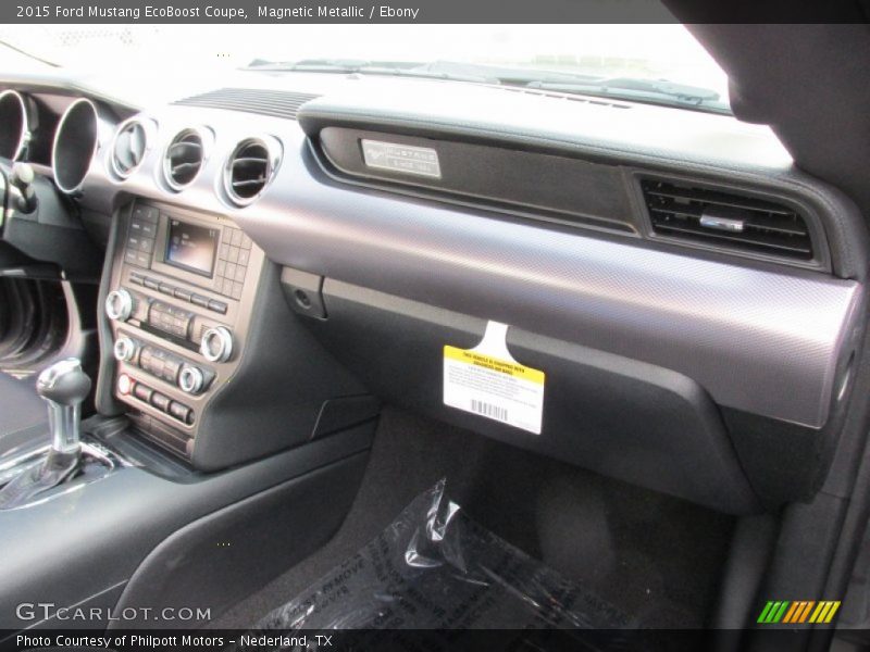 Magnetic Metallic / Ebony 2015 Ford Mustang EcoBoost Coupe