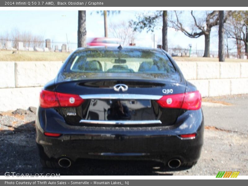 Black Obsidian / Graphite 2014 Infiniti Q 50 3.7 AWD