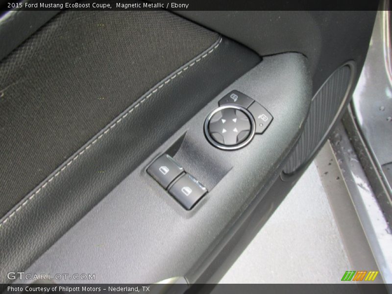 Magnetic Metallic / Ebony 2015 Ford Mustang EcoBoost Coupe