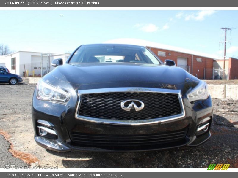 Black Obsidian / Graphite 2014 Infiniti Q 50 3.7 AWD