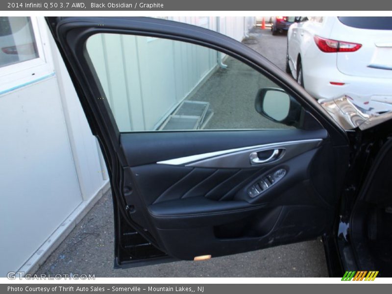 Black Obsidian / Graphite 2014 Infiniti Q 50 3.7 AWD