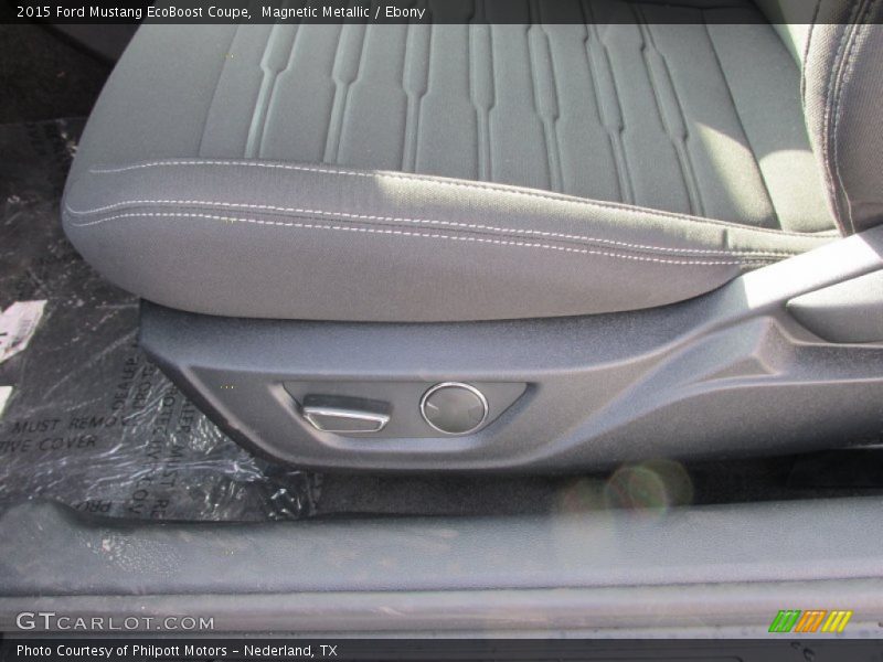 Magnetic Metallic / Ebony 2015 Ford Mustang EcoBoost Coupe