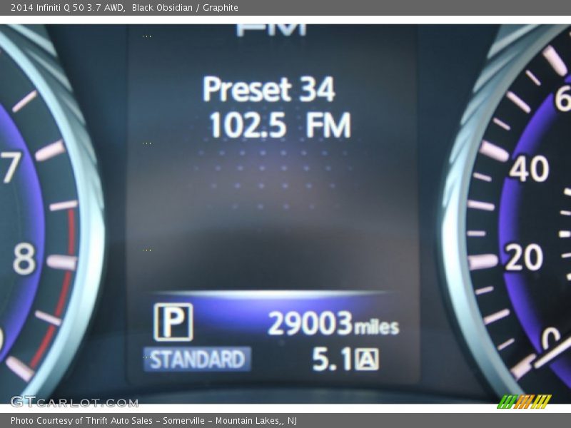 Black Obsidian / Graphite 2014 Infiniti Q 50 3.7 AWD