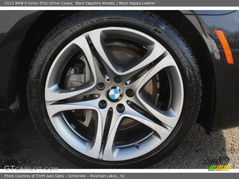 Black Sapphire Metallic / Black Nappa Leather 2012 BMW 6 Series 650i xDrive Coupe