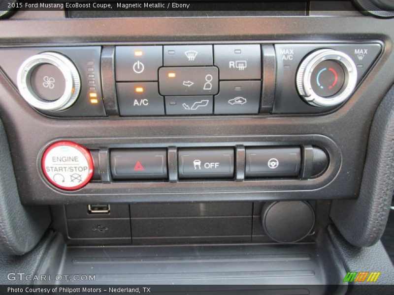 Controls of 2015 Mustang EcoBoost Coupe