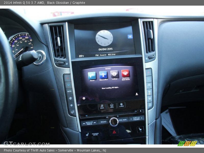 Black Obsidian / Graphite 2014 Infiniti Q 50 3.7 AWD