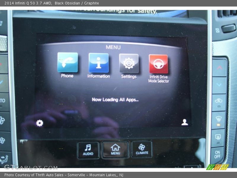 Black Obsidian / Graphite 2014 Infiniti Q 50 3.7 AWD