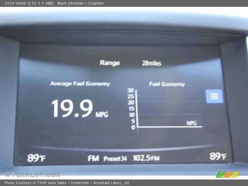 Black Obsidian / Graphite 2014 Infiniti Q 50 3.7 AWD