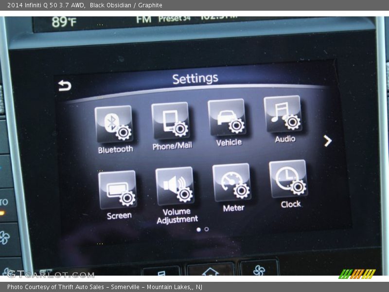 Black Obsidian / Graphite 2014 Infiniti Q 50 3.7 AWD