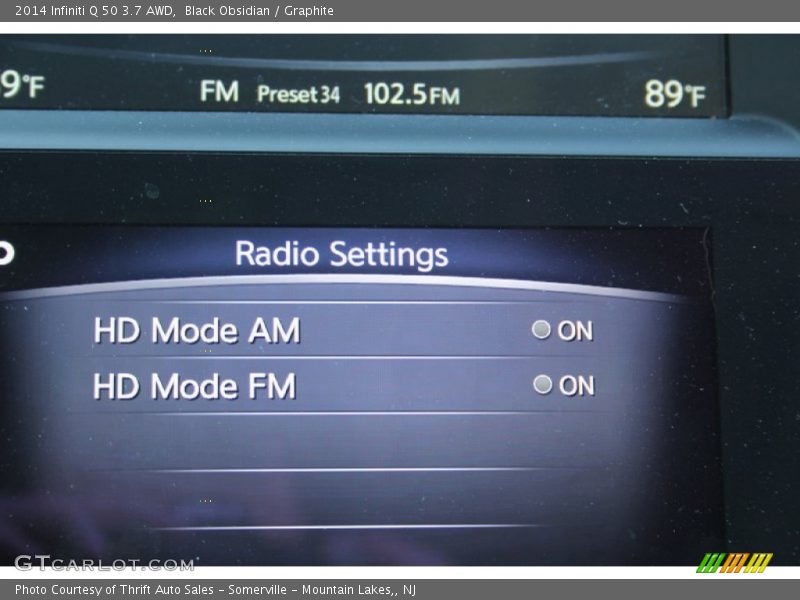 Black Obsidian / Graphite 2014 Infiniti Q 50 3.7 AWD
