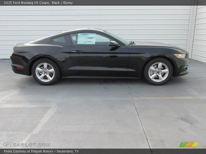 Black / Ebony 2015 Ford Mustang V6 Coupe