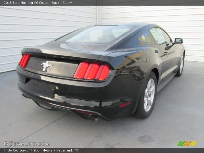 Black / Ebony 2015 Ford Mustang V6 Coupe