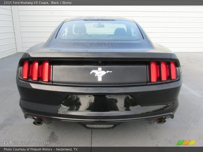 Black / Ebony 2015 Ford Mustang V6 Coupe