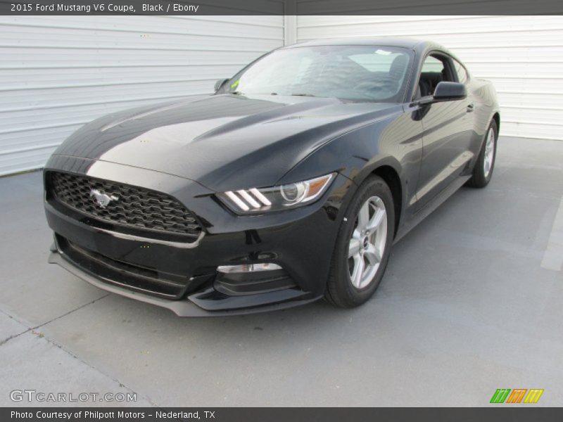 Black / Ebony 2015 Ford Mustang V6 Coupe