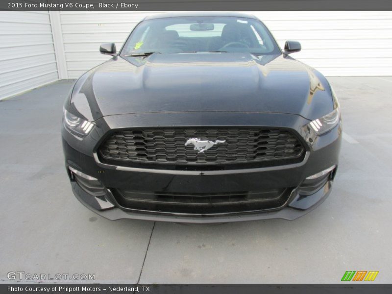 Black / Ebony 2015 Ford Mustang V6 Coupe